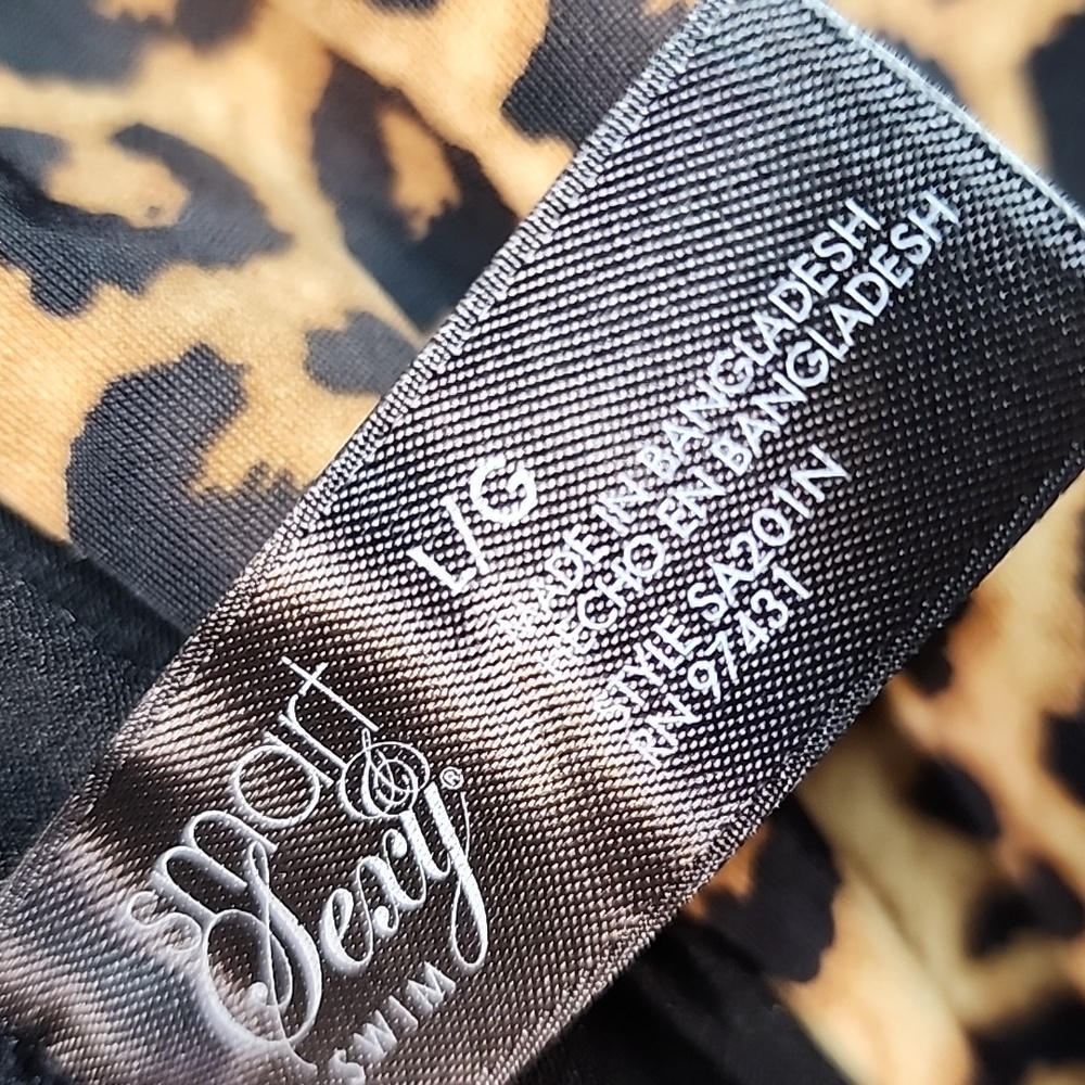 Smart Sexy Leopard Print Bikini Bottoms New With Tags Large L - Picture 5 of 6